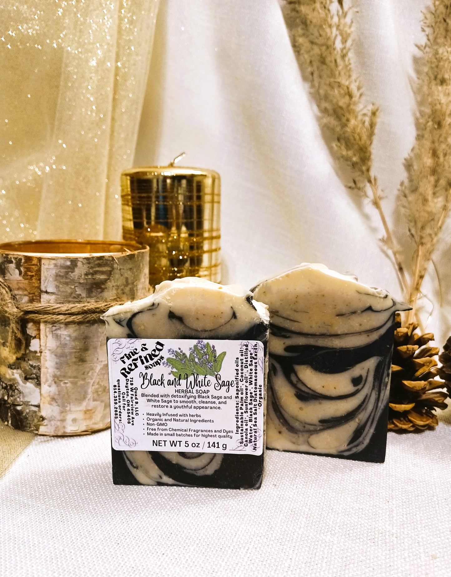 Black & White Sage Soap